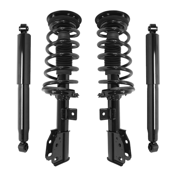 Unity 4-13101-251140-001 Front and Rear Complete Strut Assembly Shock Kit 4-13101-251140-001 - main